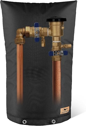 Vista 15 de Cubierta aislante para prevención de reflujo, cubierta aislante de rociadores de tubería de agua para exteriores, bolsa aislada para válvula de Arena