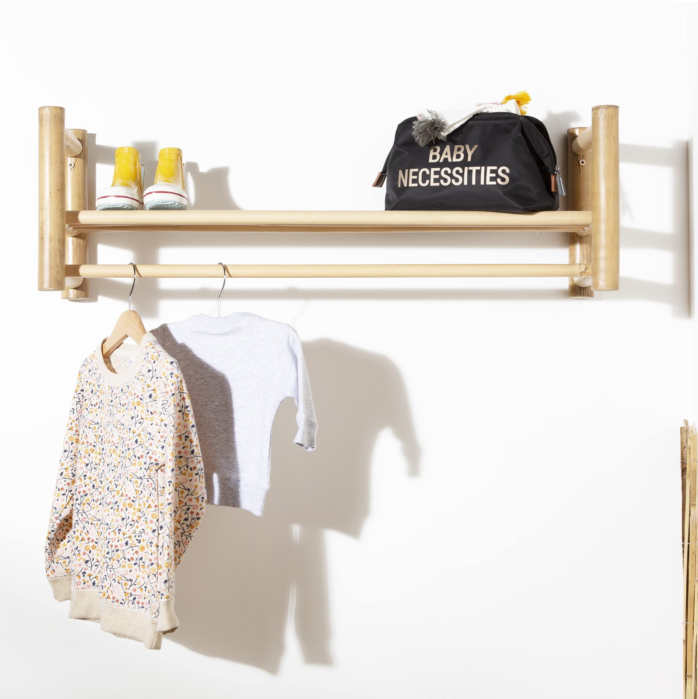 CHILDHOME Astuccio da toilette per neonato idrorepellente nero e oro