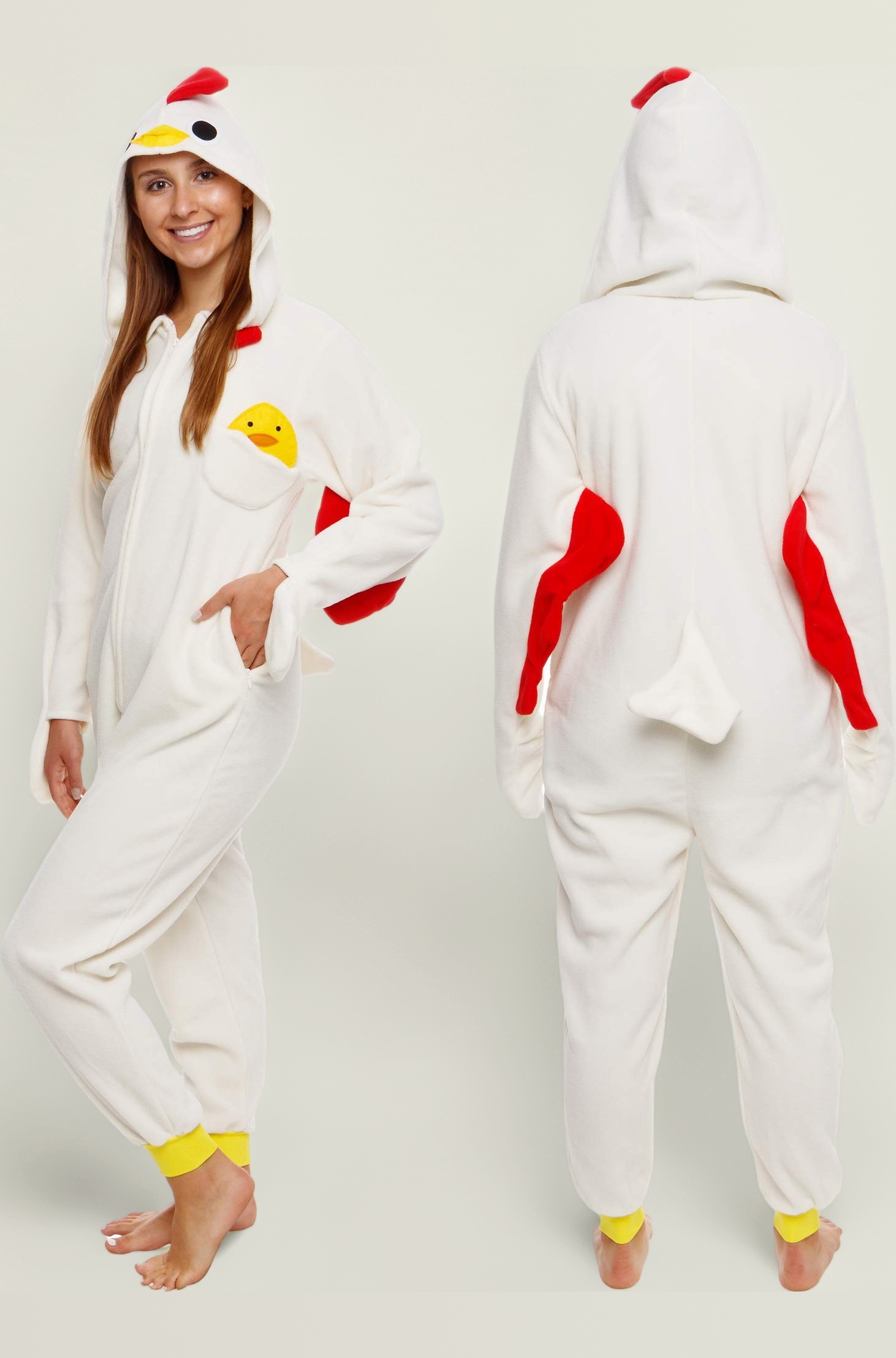 Silver Lilly Slim Fit Animal Pajamas - Adult One Piece Cosplay Mouse Costume