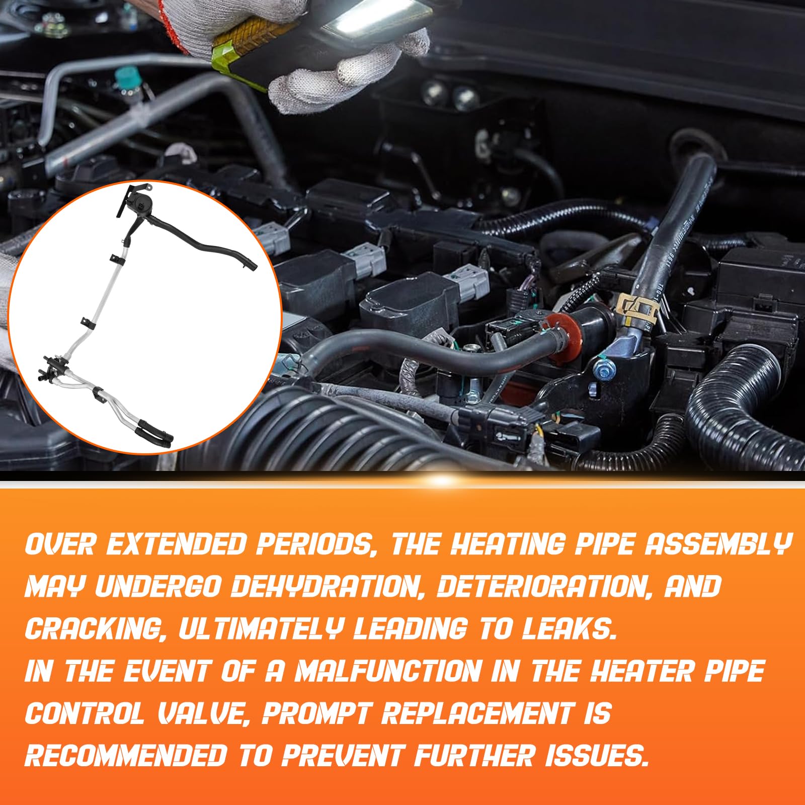 Heater Hose Tube Assembly Blend Valve 92408-ZL90B For 05-12 Nissan - View #7