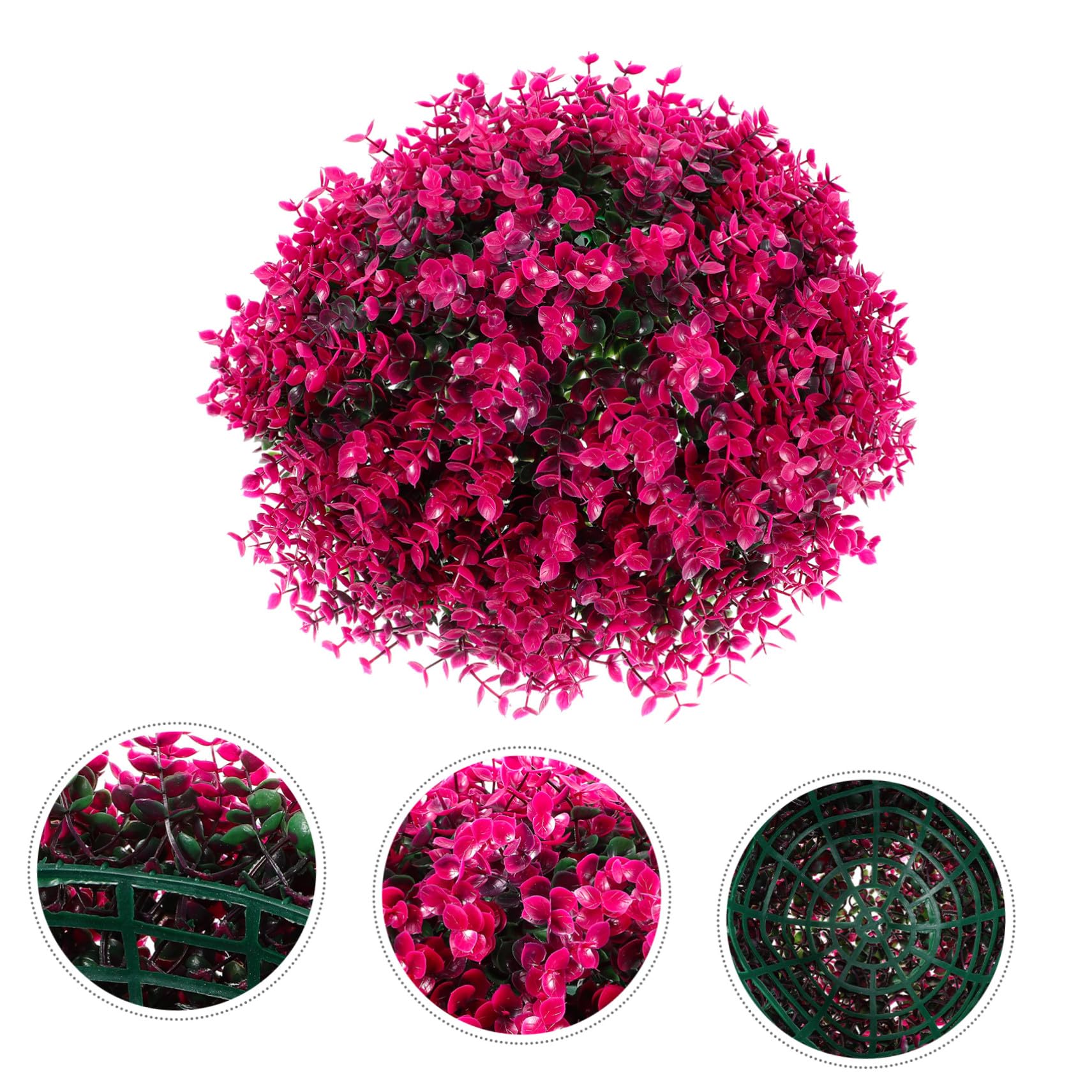 Bola Topiaria de Eucalipto Artificial Colgante para Decoración Interior y Exterior, Planta Decorativa Fácil de Colocar, Adecuado para Bodas y Jardines