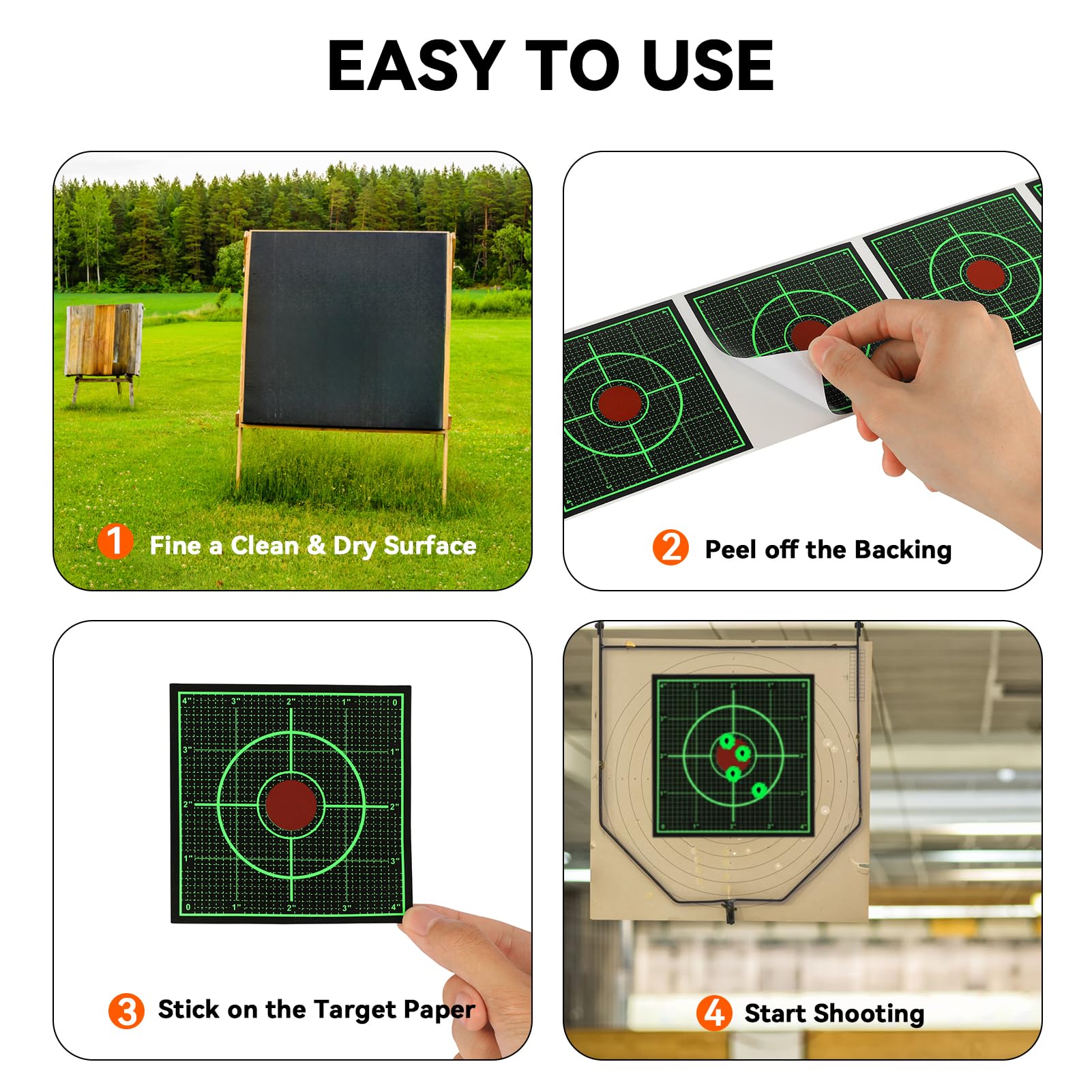 Target Paper Green Snapklik.com : Green Sight In Splatter Target Stickers 4
