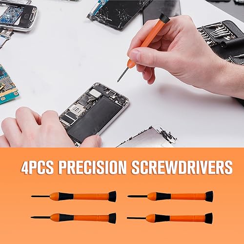 Miniatura 6 de SOLUDE Juego de 40 herramientas multiusos para el hogar, kit de herramientas pequeñas portátiles con estuche, kit de herramientas básicas para el