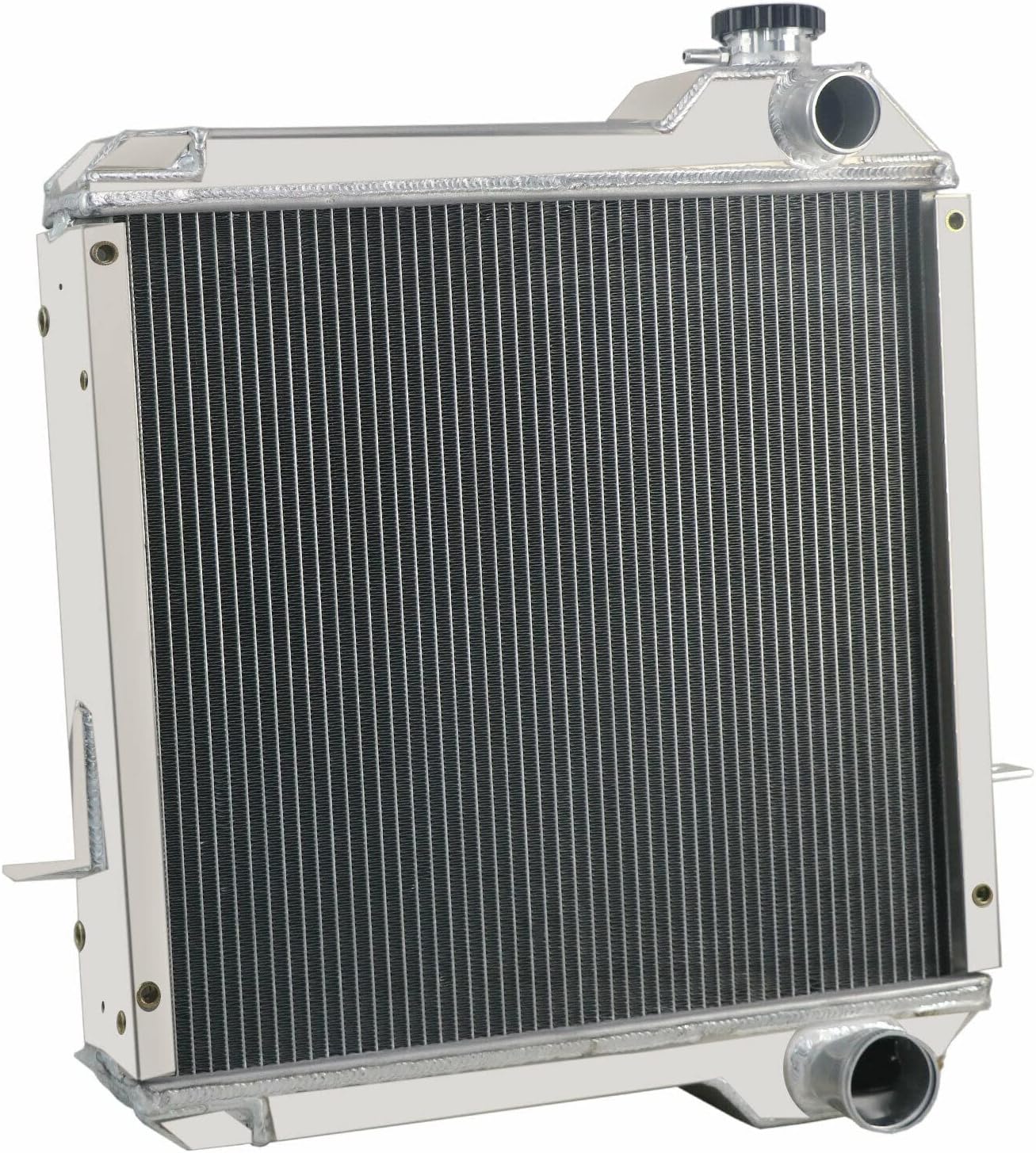 4 Core Aluminum Radiator for Case IH Backhoe 570LXT 570MXT 580 Super L 580L 580M 580SL 580SM 590 Super L