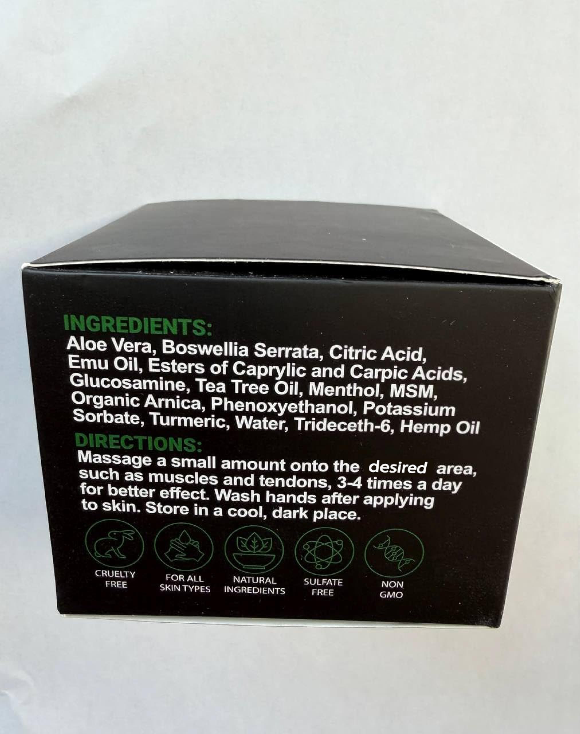 Hemp Cream Maximum Strength with Arnica, MSM, Glucosamine, Turmeric — Amazon image 7