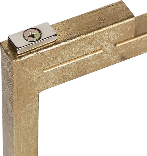 Miniatura 8 de Kate and Laurel Celia - Mesa redonda plegable de metal, negro con base dorada Dorado/Negro,Dorado/blanco,Negro -,Negro/Oro,Negro /Gris,Negro,