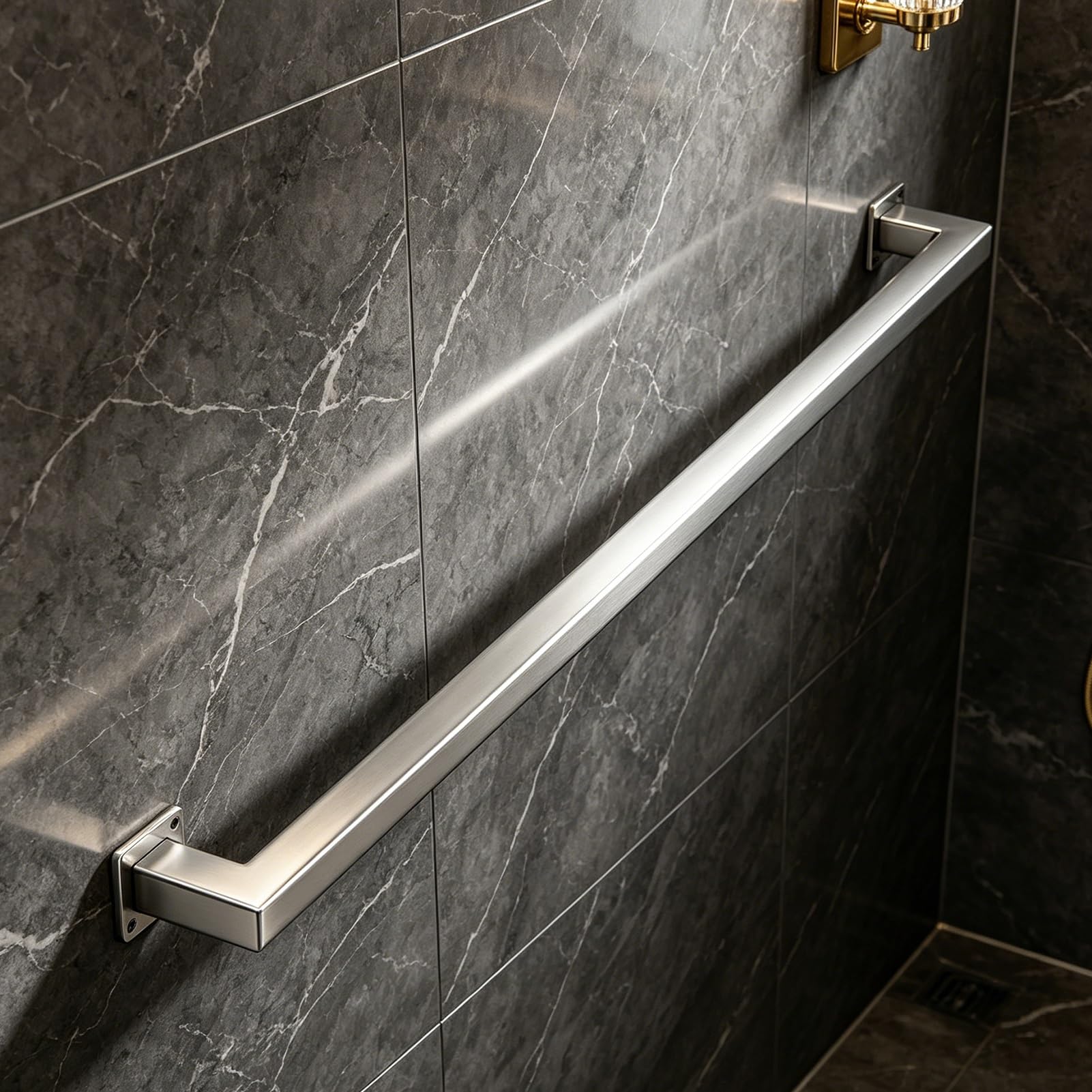 Fkxsxaz Women's Shower Grab Bars, Anti-Slip Staircase Handrails, 1 2 3 4 5 6 Metres, Stainless Steel Banister Hand Rail For Indoor And Outdoor Stairs, Wall-Mounted(8Ft/2.4M)