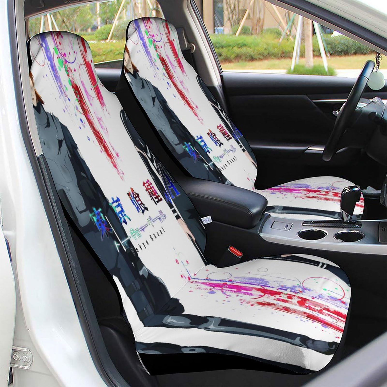 Amazon | 東京喰種トーキョーグール (81) シートカバー 全席 軽自動車