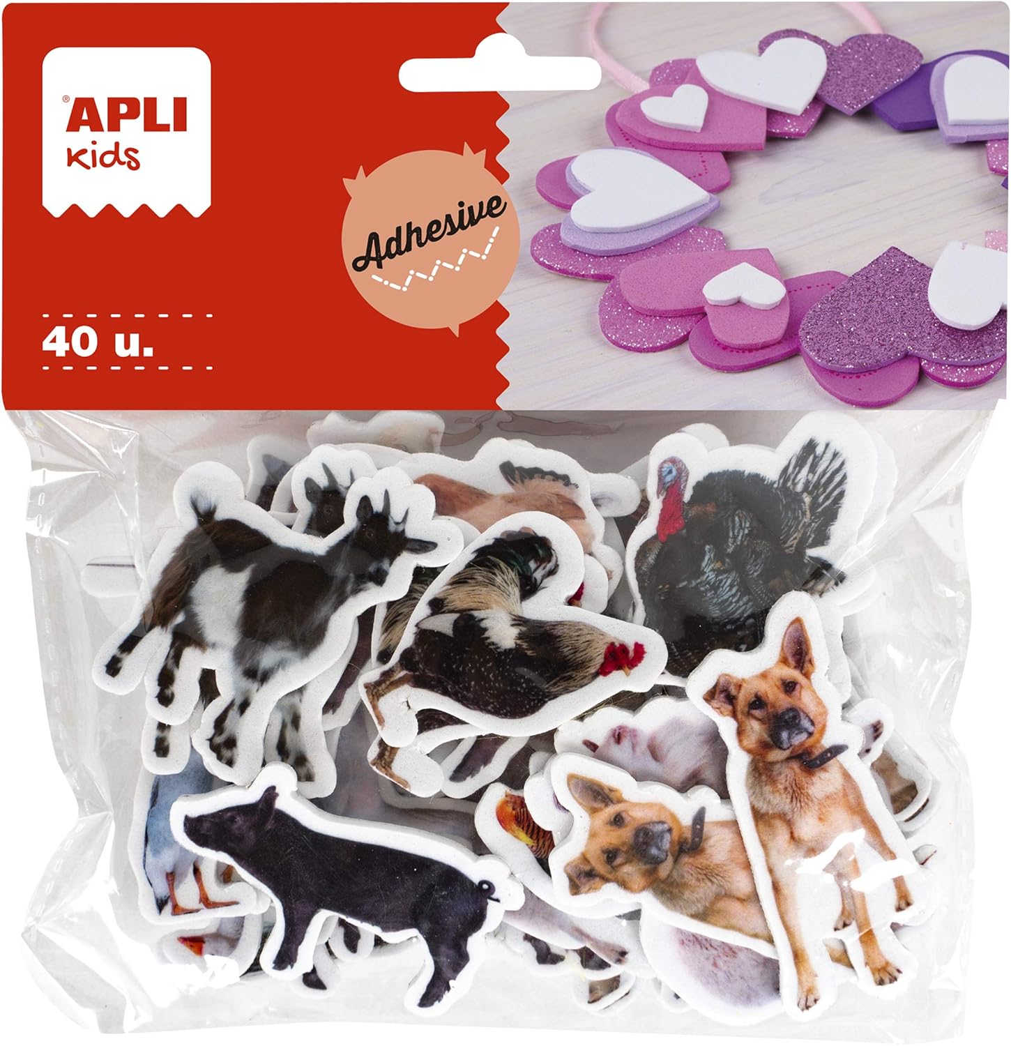 B.Forms EVA ADH. ANIMALS FARM 40 U