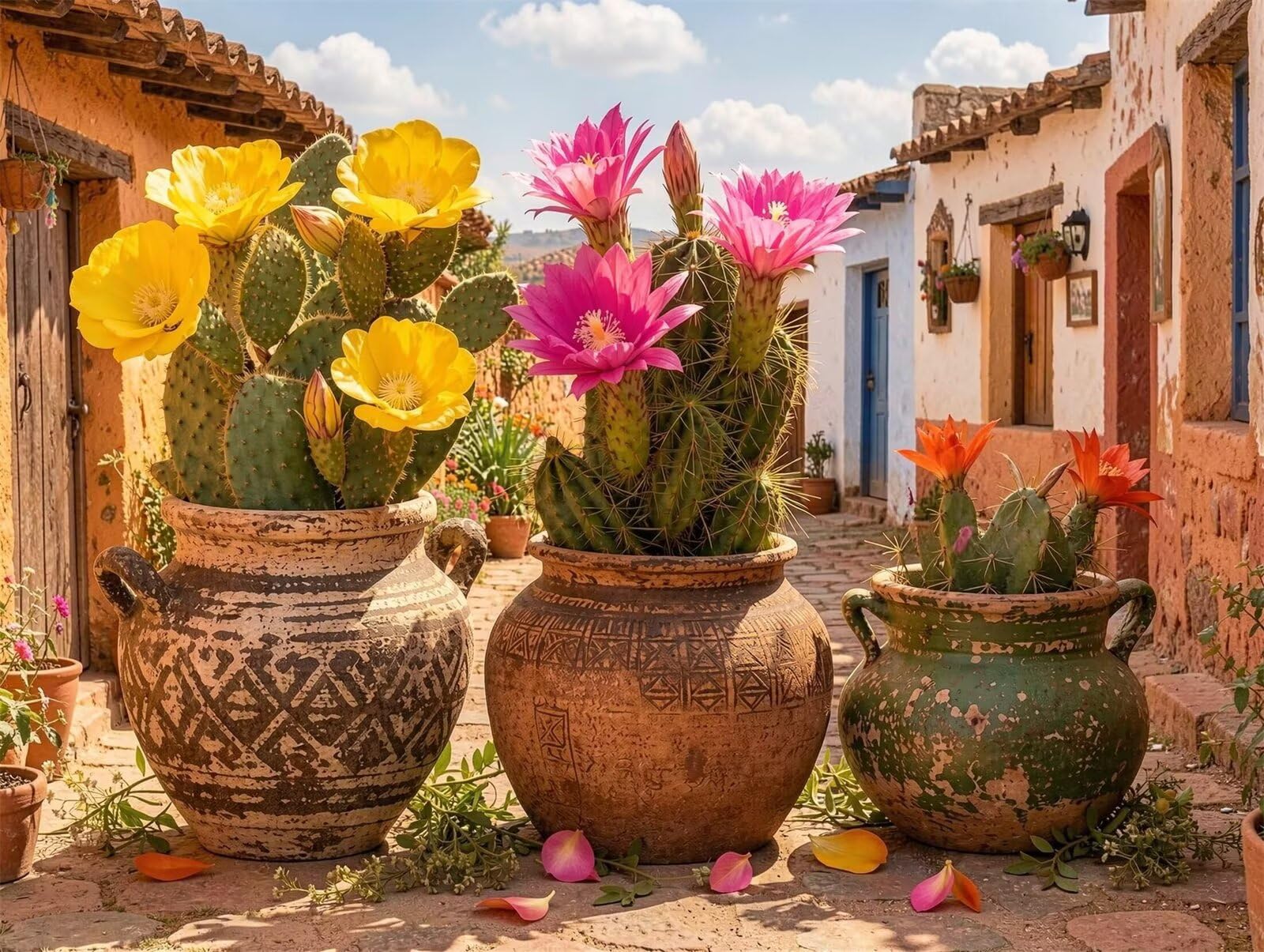 Puzzle 4000 Piezas Adultos Maceta para Cactus, Rompecabezas Adultos Dificil 141x87cm, Estimula la Concentración y Antiestrés, Juego de Habilidad para Toda la Familia