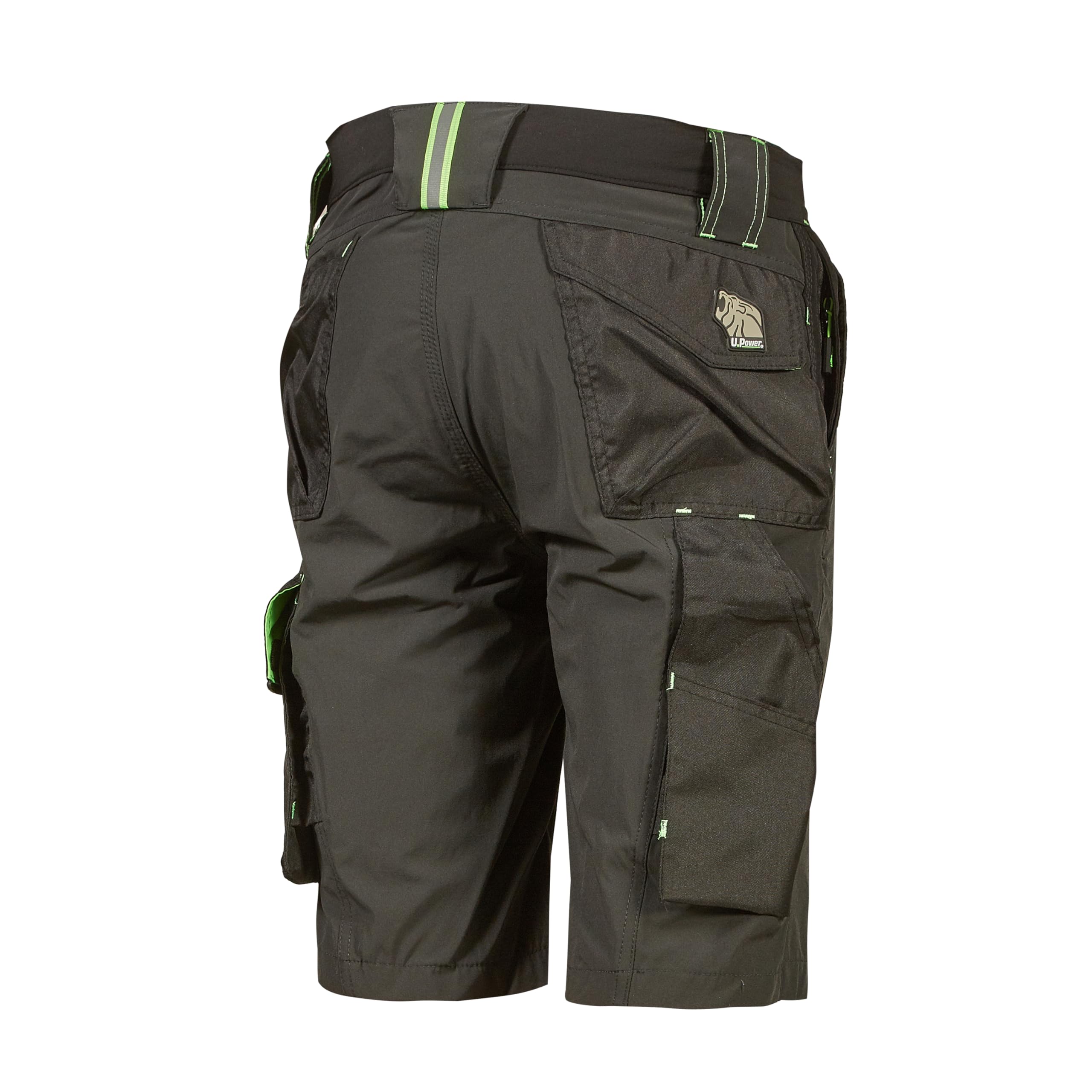 U-Power Mercury, Pantaloncini Cargo Estivi da Uomo, mezzi Pantaloni Slim_Fit, Ampie Tasche Multiple, Tessuto Elasticizzato Comodi