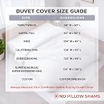 Kotton Culture 3 Pc King Size Duvet Cover Set- 100% Egyptian Cotton Sateen 600 Thread Count Ultra Soft Premium Durable Comforter Cover Zipper Closure &; Corner Ties (White, King 102"x94")