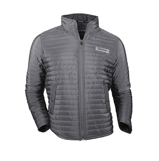 Ultra Lightweight Puffer Jacket Gray 
