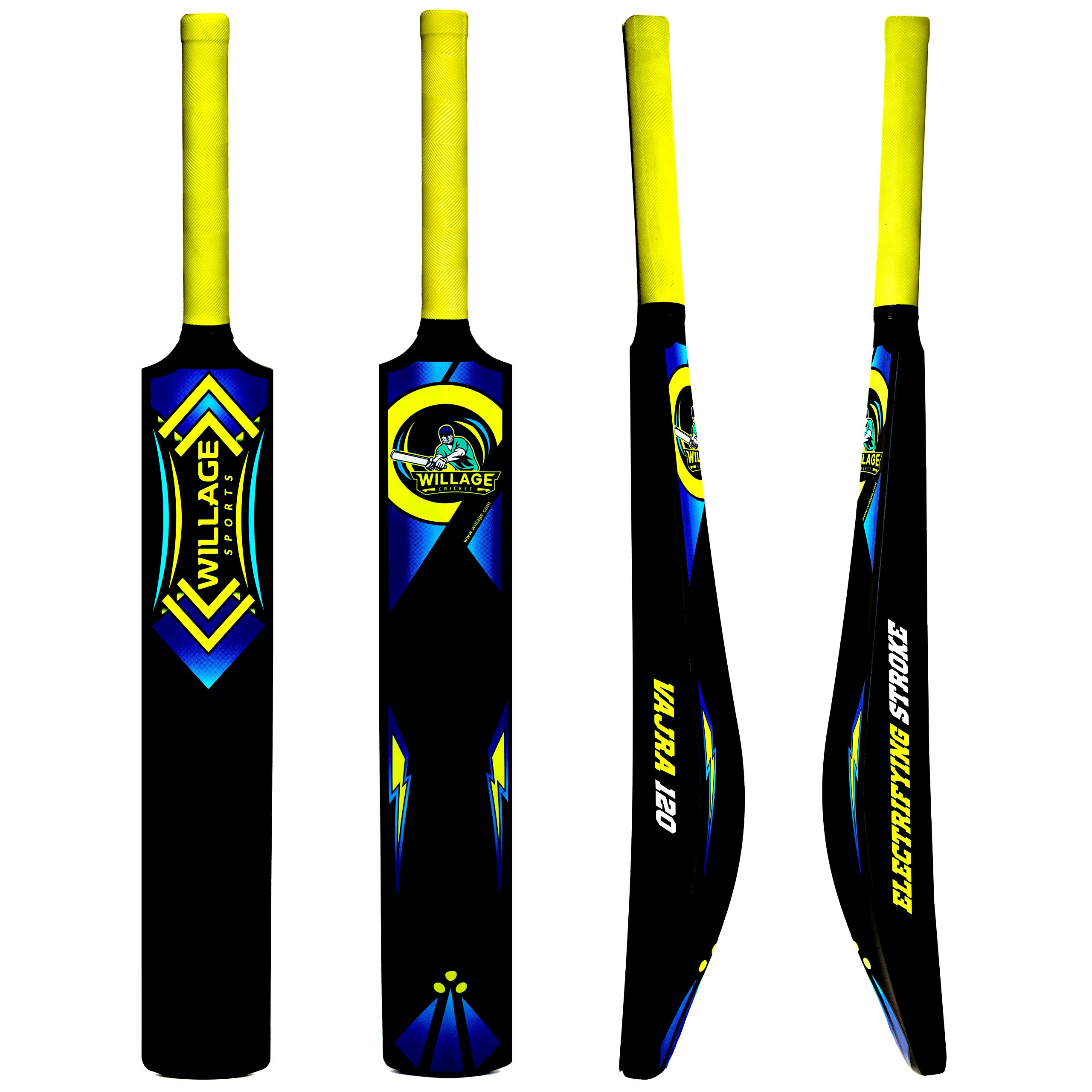 WILLAGE Plastic Cricket Full Size Bat for Tennis Ball, Black, 6 (B08TDNLQKT) Amazon Price History, Amazon Price Tracker