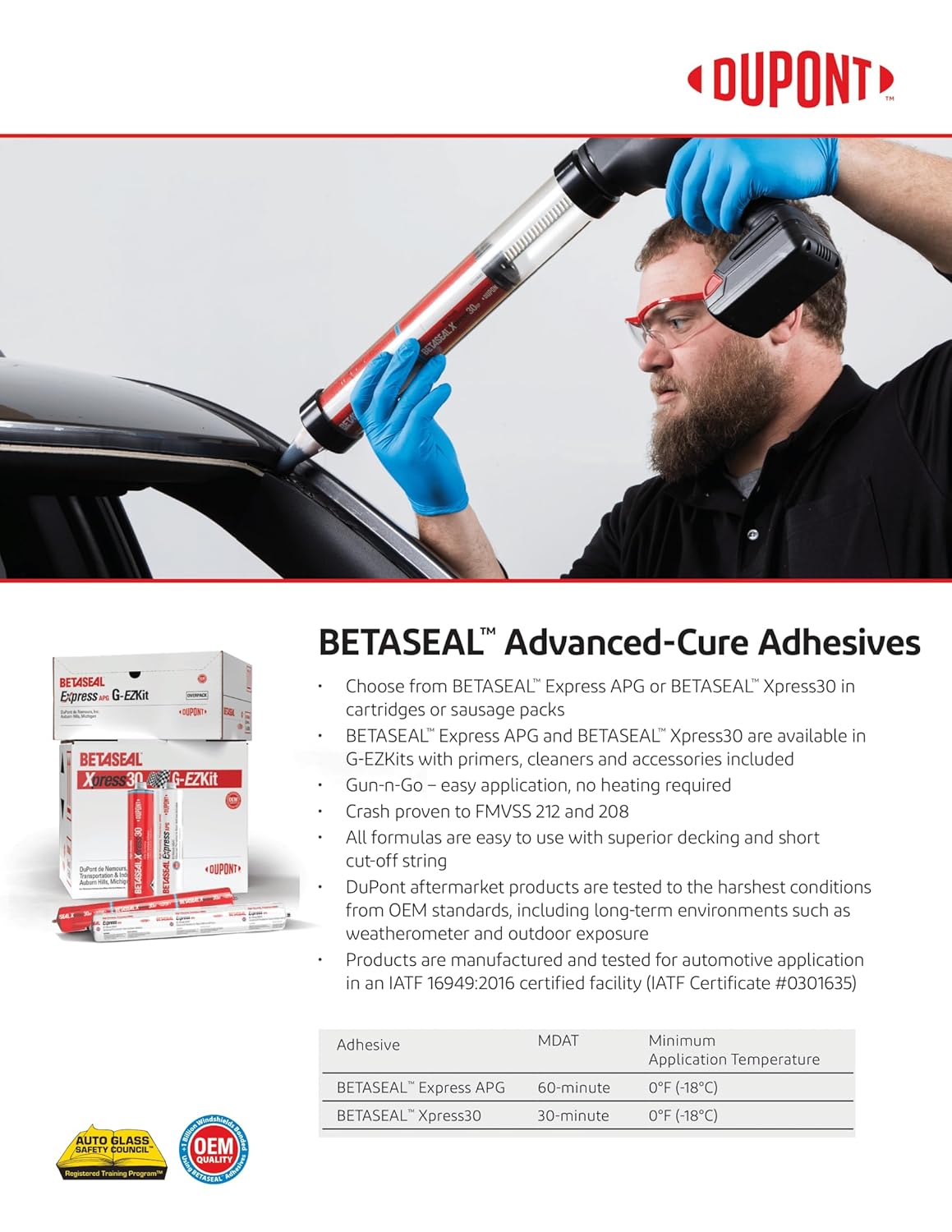 Express APG Advanced Primerless Automotive Auto Glass Urethane, Adhesive (Express APG Cartridge, 10, Count)