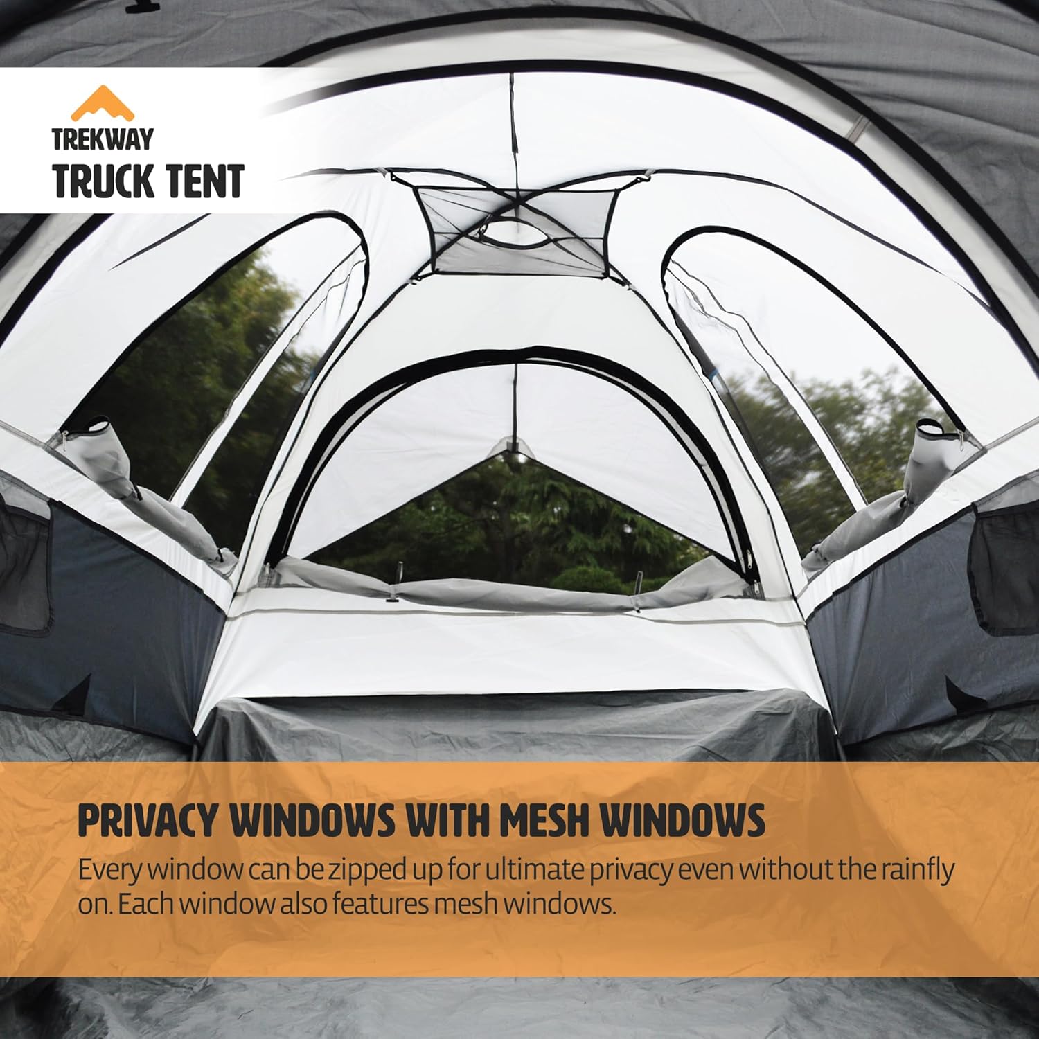 Offroading Gear 5.5ft Truck Bed Camping Tent w/Canopy | Waterproof | Compatible with F150| Ram| Sierra| GMC| Nissan| Etc.