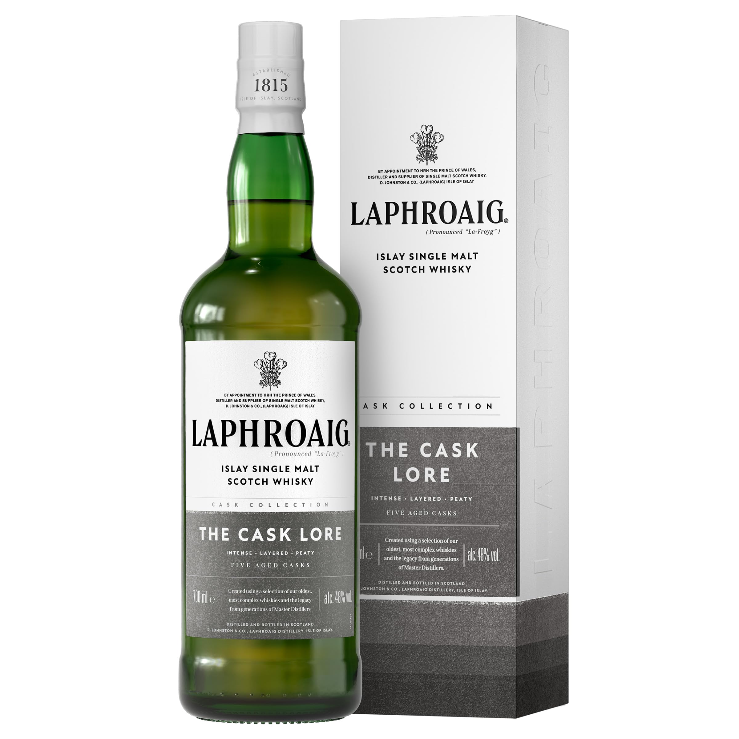 Laphroaig Lore | Scotch | Islay | Single Malt Peated Whisky | Rich