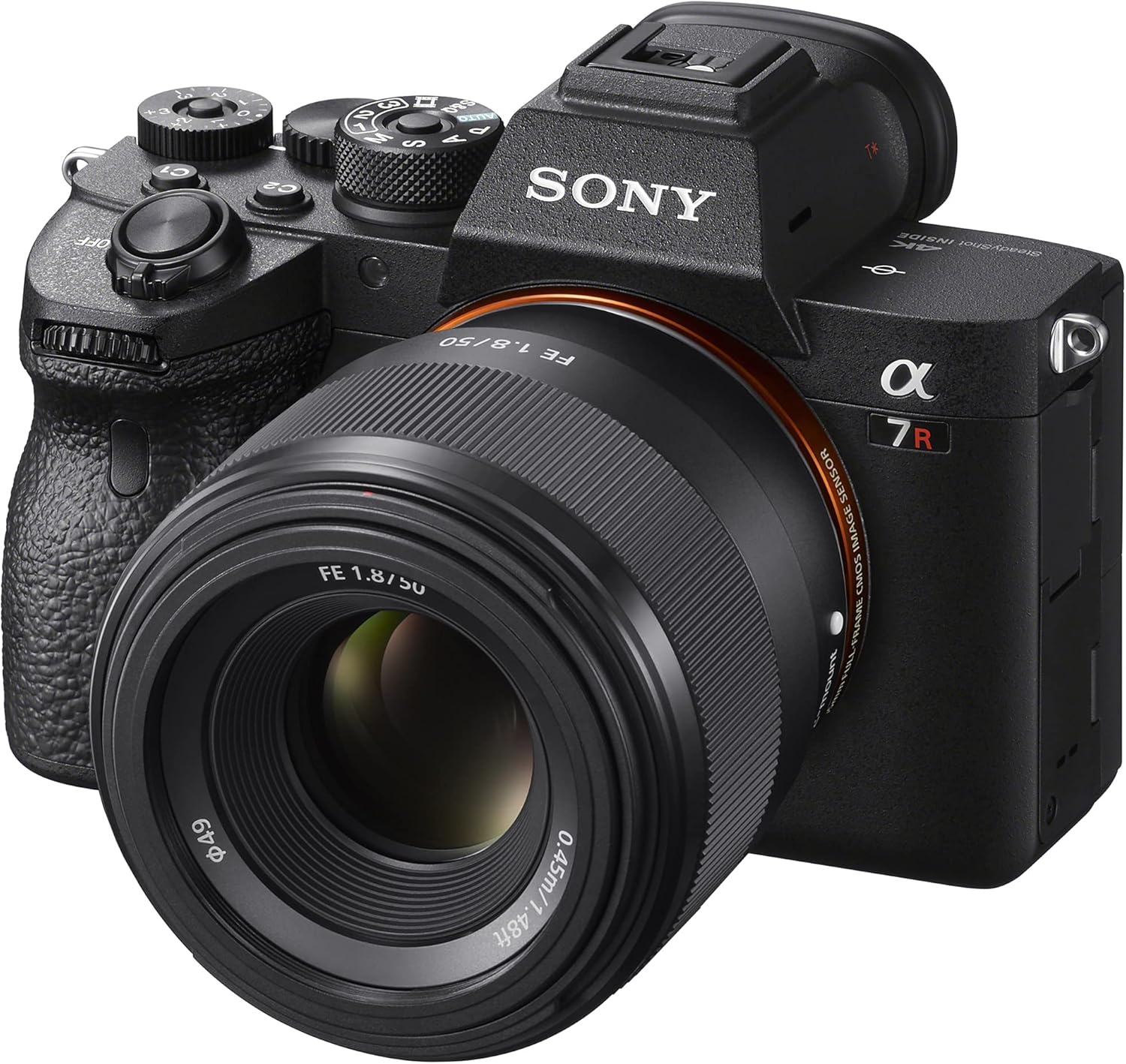 sony a7r iv mirrorless full frame camera body 50mm f1 8 fe fast e mount lens sel50f18f ilce 7rm4ab bundle with deco gear backpack microphone le