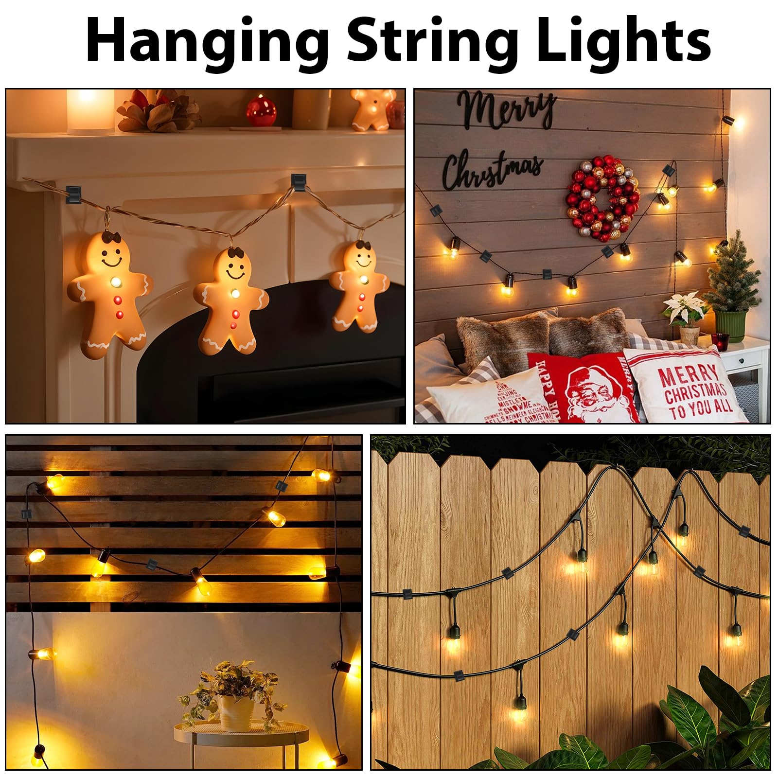 60 PCS Cable Clips Self Adhesive, Sticky Cable Tidy Wire Clips, Adhesive Cable Management Holder For Home/Office Cable Management (60