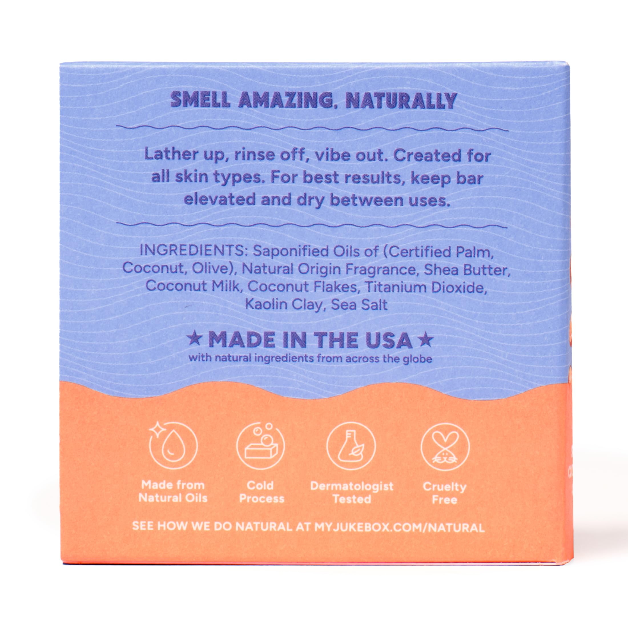 JUKEBOX Natural Cold Process Body Soap Bars