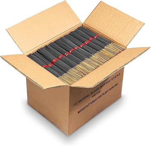 Miniatura 7 de 100 Unscented Charcoal Black Incense Sticks 11 inch - 100% Natural Charcoal, Joss and Bamboo 11" Blanks - for DIY Aromatherapy Incense Making.