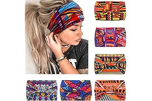 Wide African Head Wraps for Black Women