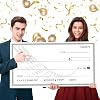 Big Checks for Presentations - Huge 30x16 Inch Fake Check for Awards & Donations - Reusable & Perfect for Events