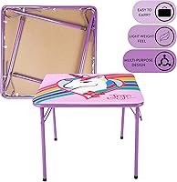 Vista 5 de Idea Nuova Jojo Nickelodeon Siwa - Juego de mesa de 3 piezas con 2 sillas plegables y 1 mesa, a partir de 3 años