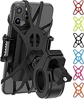 Vista 1 de TruActive Soporte Premium para Teléfono de Bicicleta Soporte Universal para Teléfono Celular para Teléfonos de 4"-7" pulgadas Incluye 6 Bandas