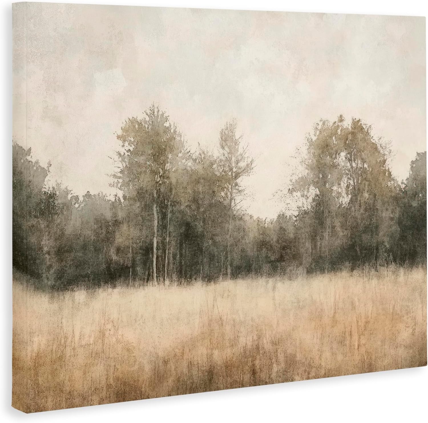 Stupell Industries 'Neutral Watercolor Woodland', Canvas Art, 40 x 30