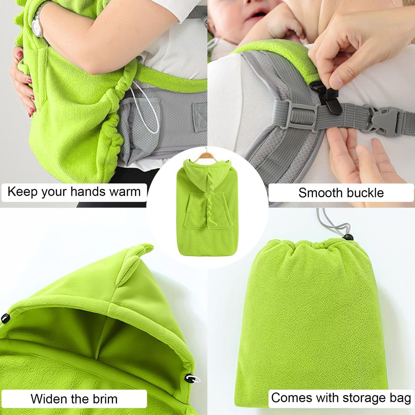 Funda para portabebés lindo dinosaurio lavable niño cintura taburete cabo
