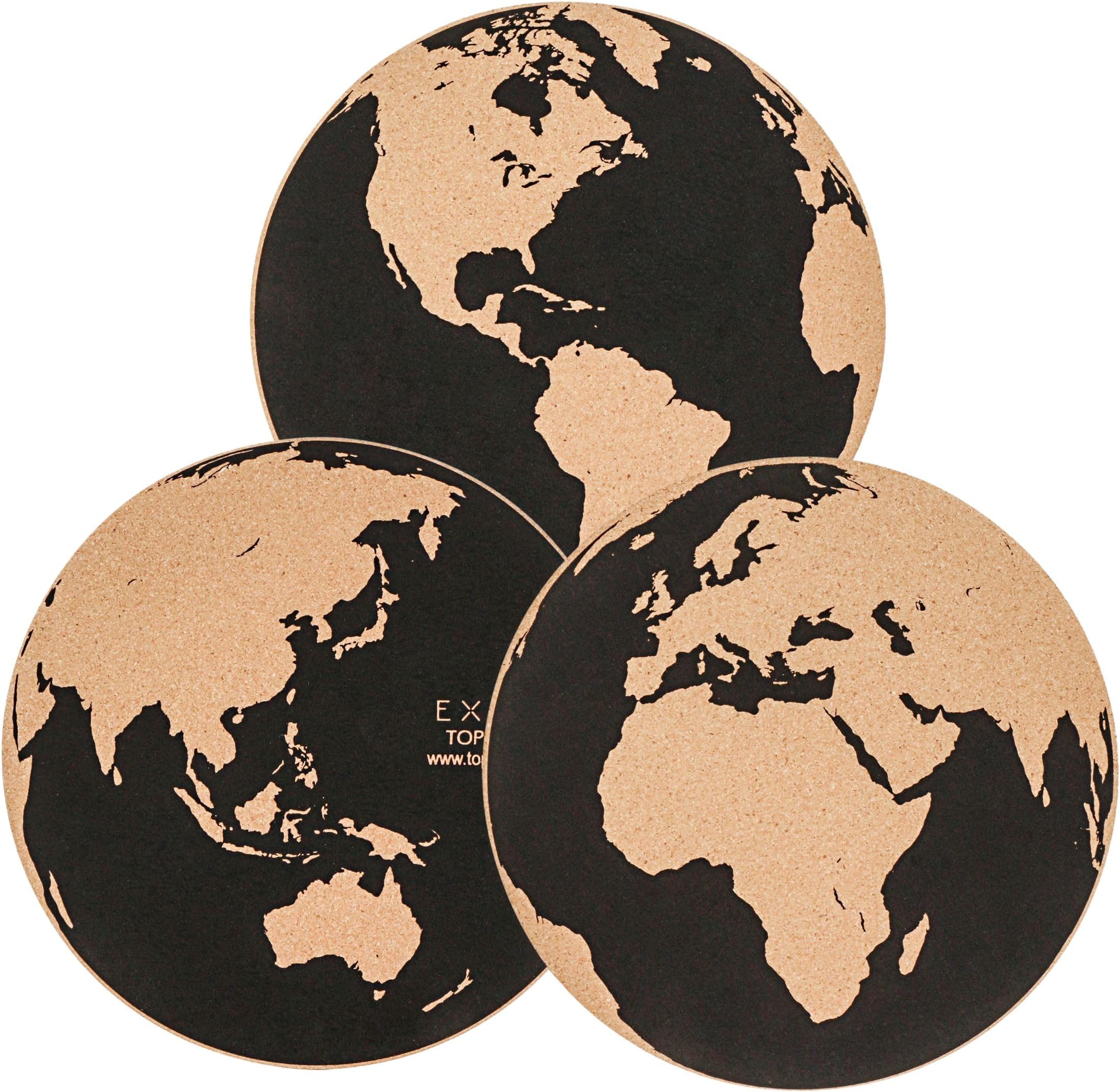 Bacheca In Sughero A Forma Di Montagna - Con Puntine Albero, Nastro Biadesivo, Per Appunti E Promemoria - Foto 4