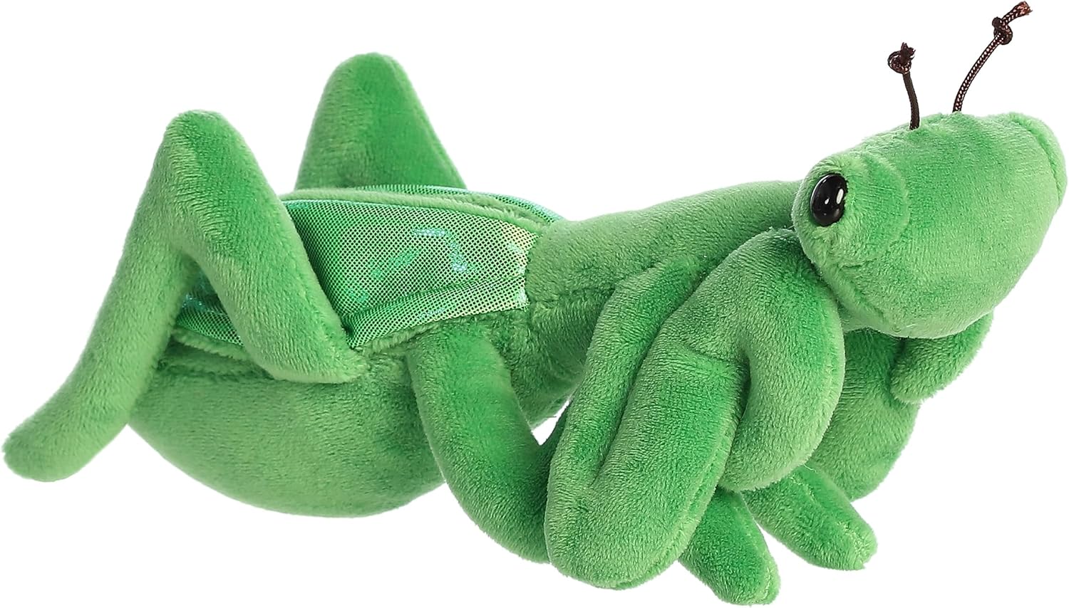 Aurora® Adorable Mini Flopsie™ Mia Praying Mantis™ Stuffed Animal - Mini Companions Ready for Playful Adventures - for Kids All Ages, Toddlers, Adults, and Families - Green 8 Inches