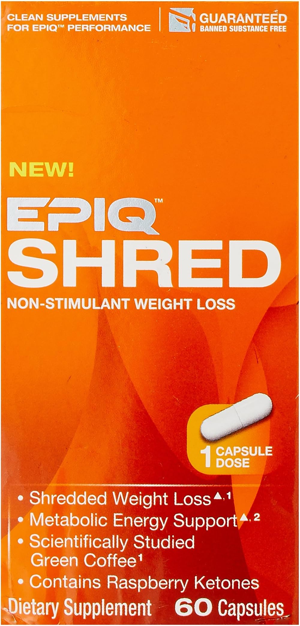 EPIQ - Ripped Ultra-Intense Thermogenic Stimulant - 60 Capsules
