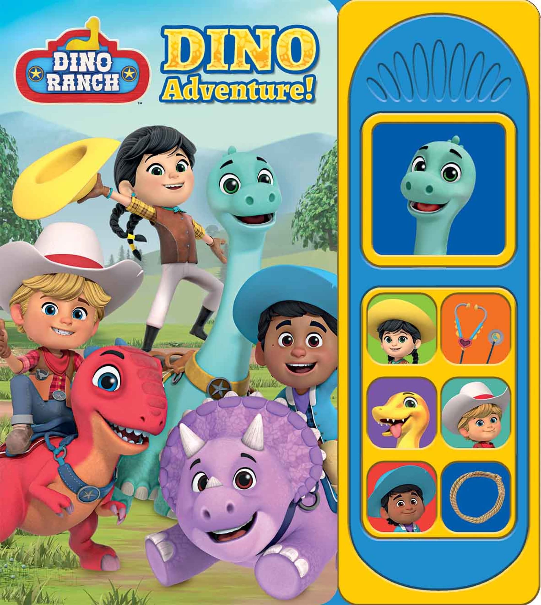Dino Ranch - Dino Adventure! 7-Button Sound Book - PI Kids