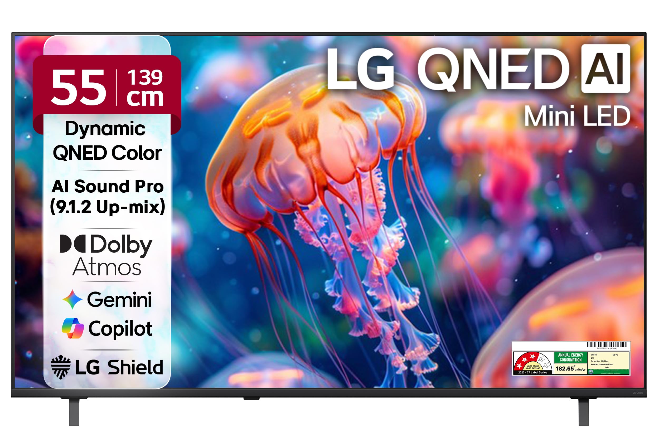LG 139 cms (55 inches) QNED65 AI Series 4K Ultra HD Smart webOS QNED Mini LED TV 55QNED65BLA-image-49