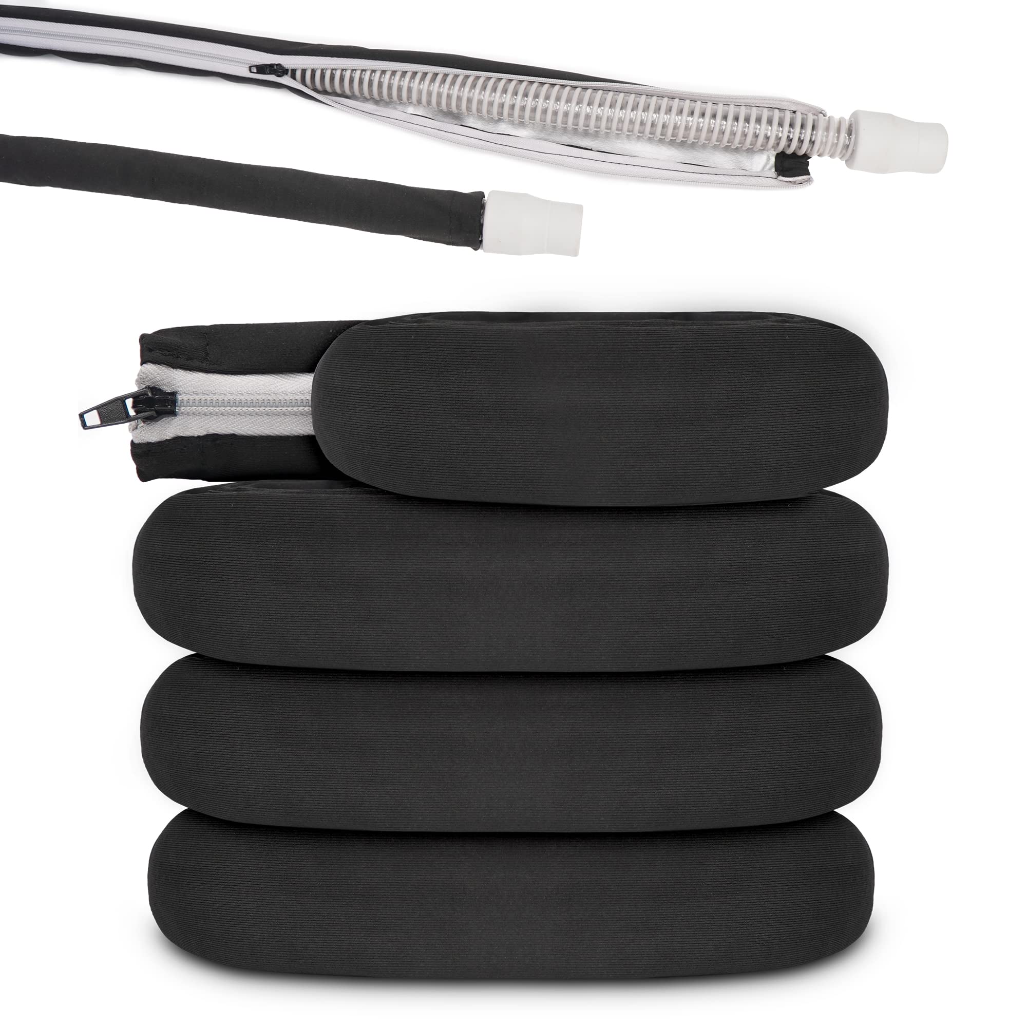 MedihealerCPAP Hose Cover Tube Covers Compatible with All RSM and PR Standard or Heated Tubing-Full Length Zipper&Light Weight&Insulate-6 Foot(Pack of 1)