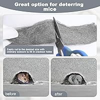 Vista 5 de Lana de acero inoxidable, rollo de relleno de lana de acero de 20 pies para agujeros, pared, jardín, cocina, tuberías en el garaje