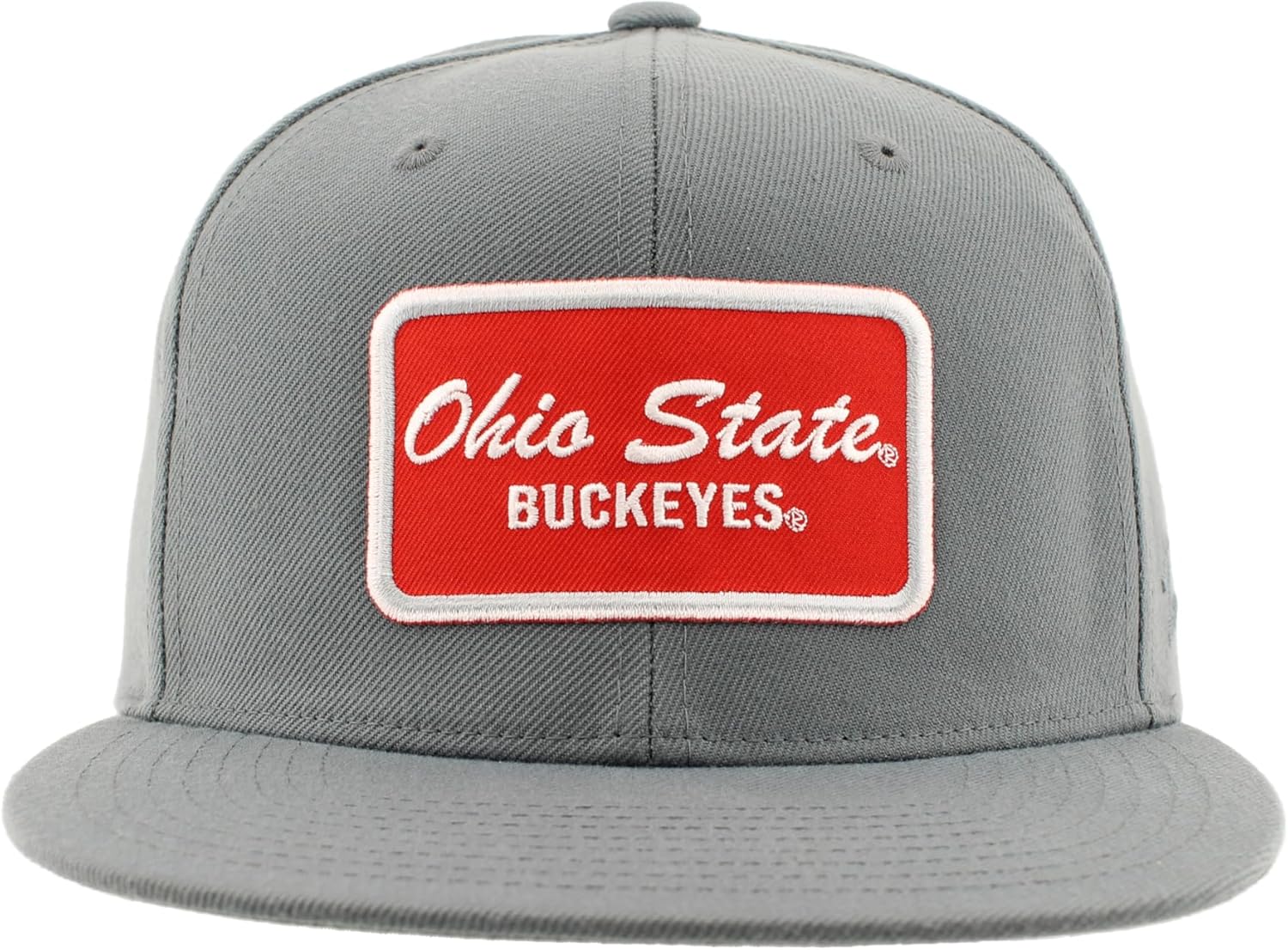 Ohio State Buckeyes NCAA Officially Licensed Hat Flat Snapback Z11 Brick Gray - Image 2