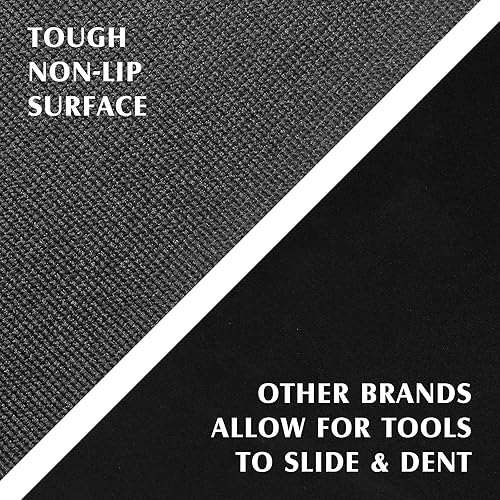 Miniatura 7 de MIXPOWER Revestimiento profesional para caja de herramientas y cajón, alfombrilla de goma de espuma antideslizante de fácil corte para cajón, forros