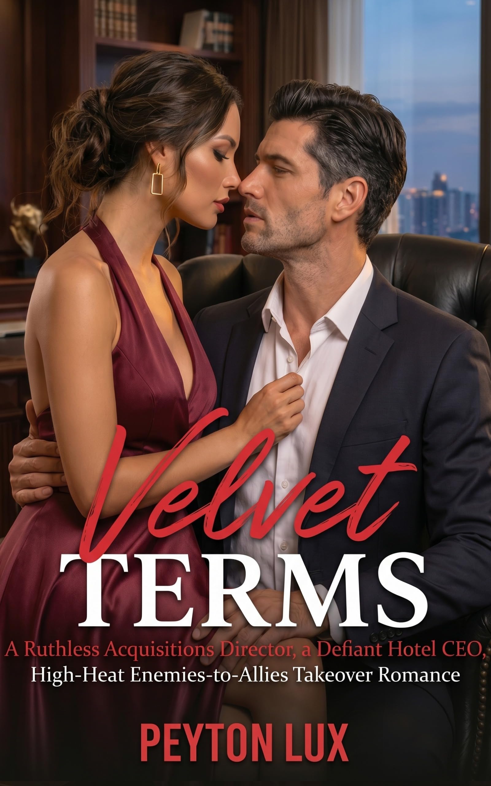 Velvet Terms: A Ruthless Acquisitions Director, a Defiant Hotel CEO, High-Heat Enemies-to-Allies Takeover Romance (Suite Seductions Book 6)