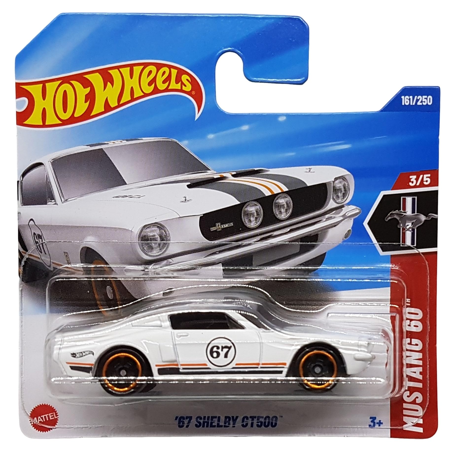 Hot Wheels - ´67 Shelby GT500 - Mustang 60th 3/5 - HYY93 - Short
