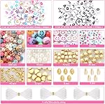 Funtopia 5 Boxes 120 Colors Beads, Friendship Bracelet Kit with 2mm Glass Seed Bead and Letter Bead, Colorful Beads for Making Jewellery, DIY Bracelets and Art Crafts for Birthdays, Parties, Holidays (49000+Pcs)