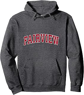 Fairview Pennsylvania PA Vintage Sports Design Red Design Pullover Hoodie