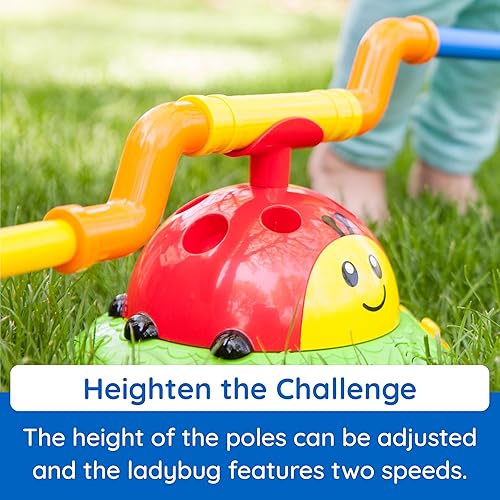 Miniatura 6 de Fat Brain Toys Salto y lanzamiento musical 2 en 1, juegos activos para interiores y exteriores para niños a partir de 4 años, juguetes divertidos,