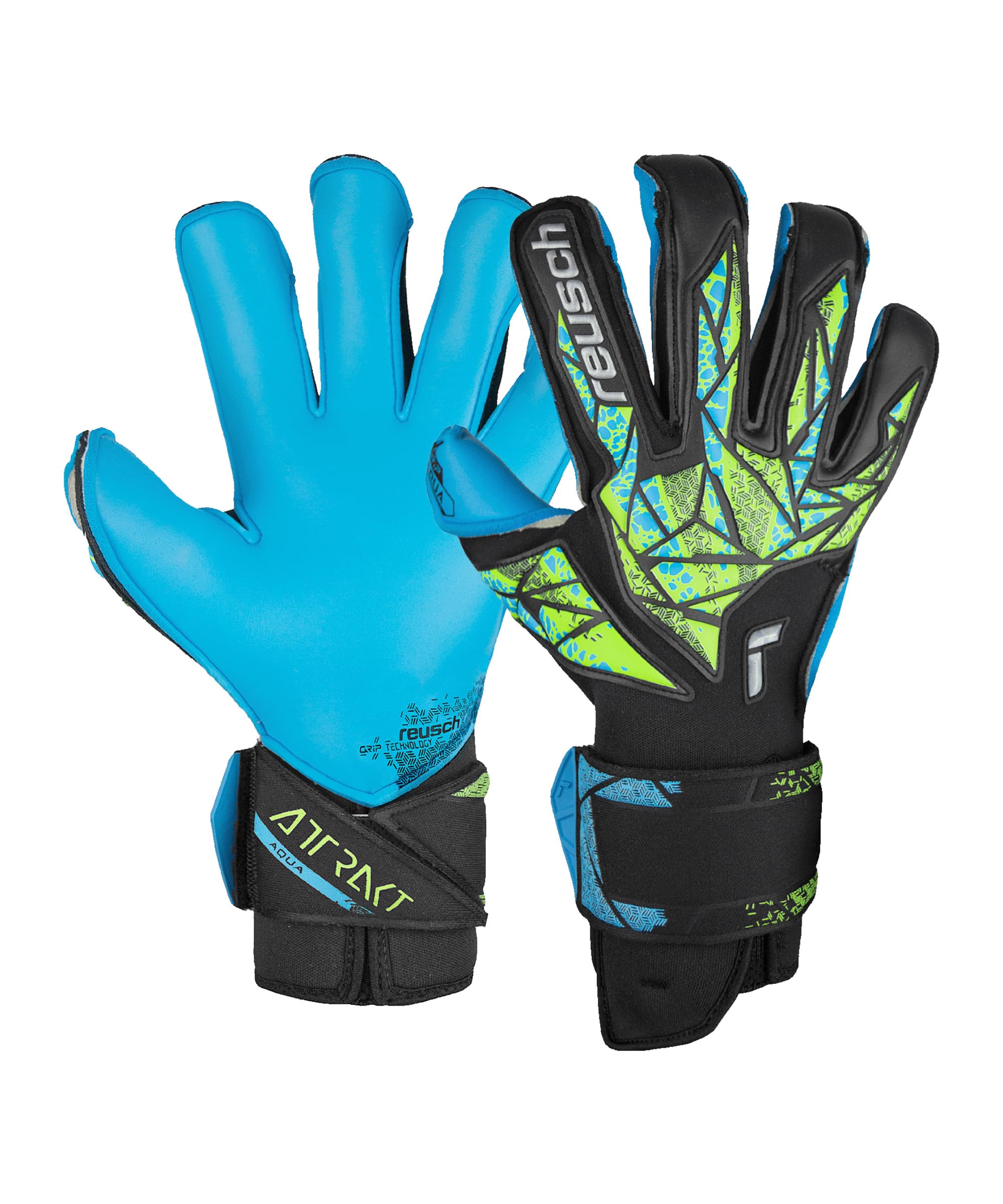 Reusch Attrakt Aqua Evolution Guantes de guardián, Unisex Adulto