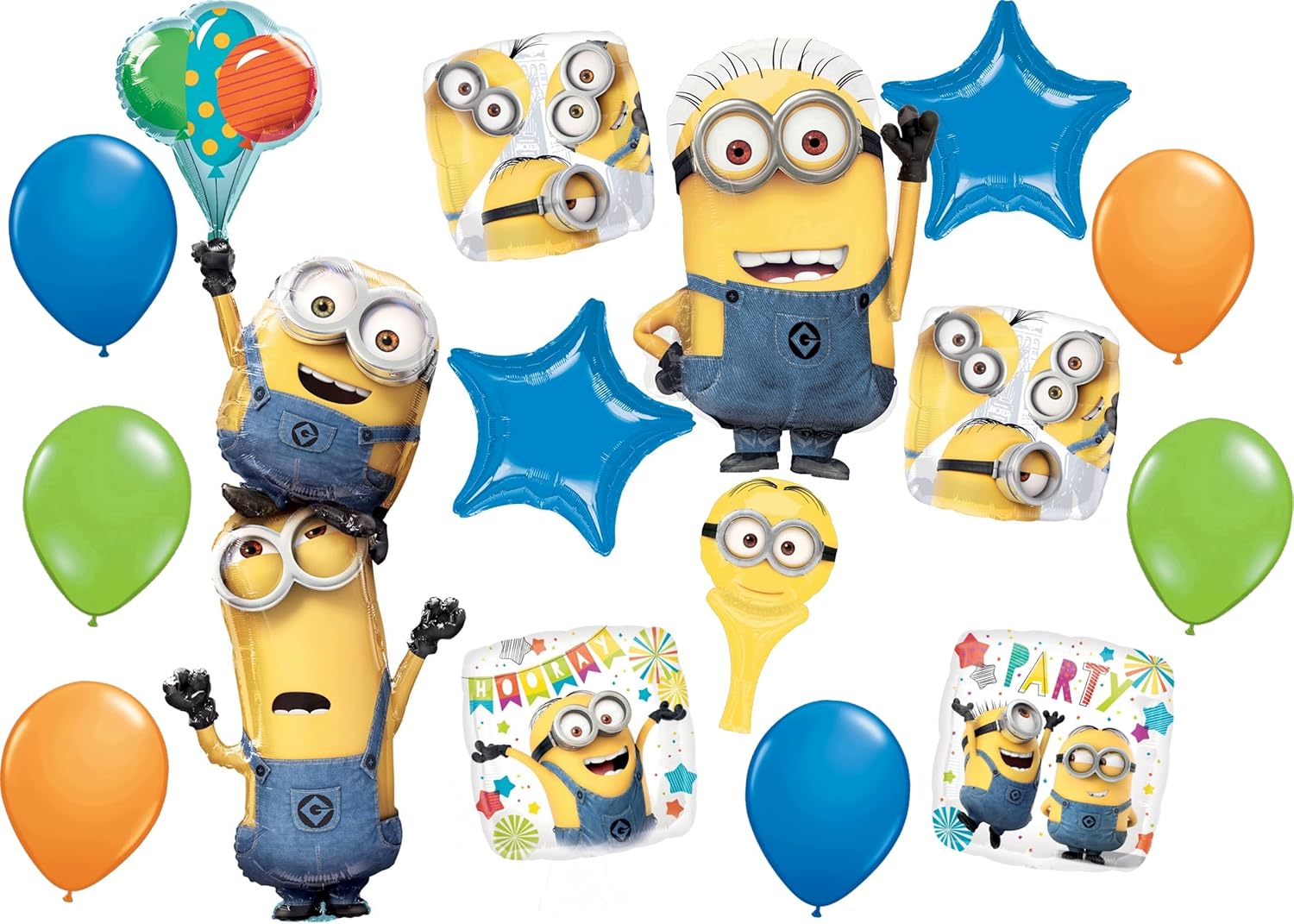 Anagram Despicable Me Minions Ultimate Birthday Party Balloon Bouquet Decorations