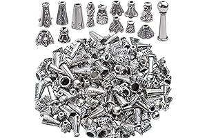 100 Gram Antique Silver Jewelry Making Bead Cones