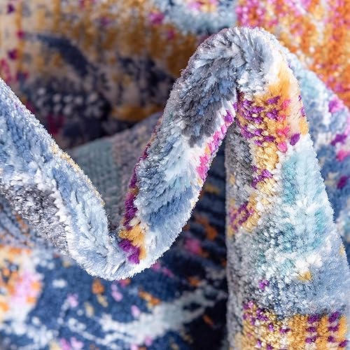 Miniatura 32 de Rugs.com Budapest Collection - Alfombra de área de 9 x 12 pies, color marfil, alfombra de pelo bajo perfecta para salas de estar, comedores grandes