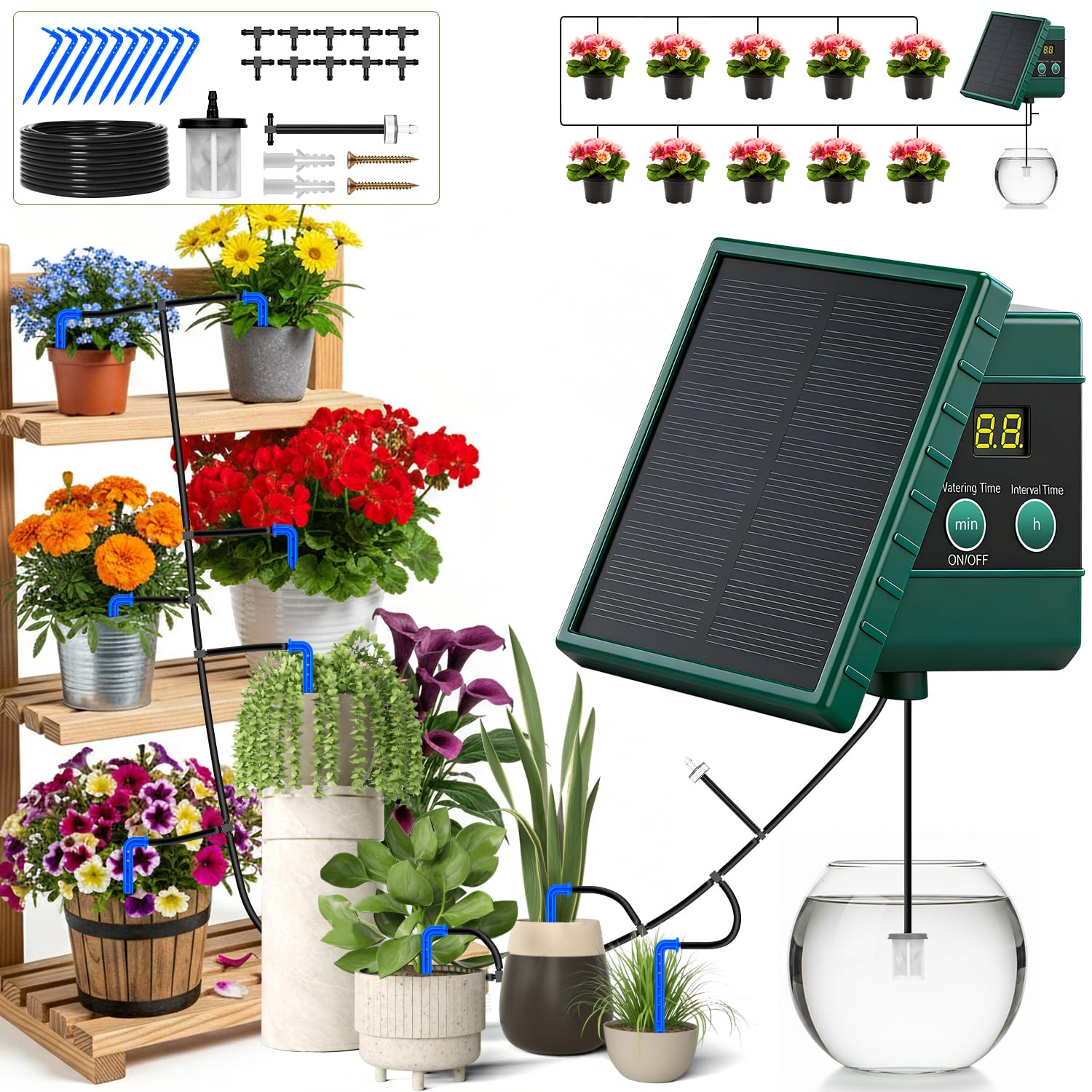 sistema de riego solar
